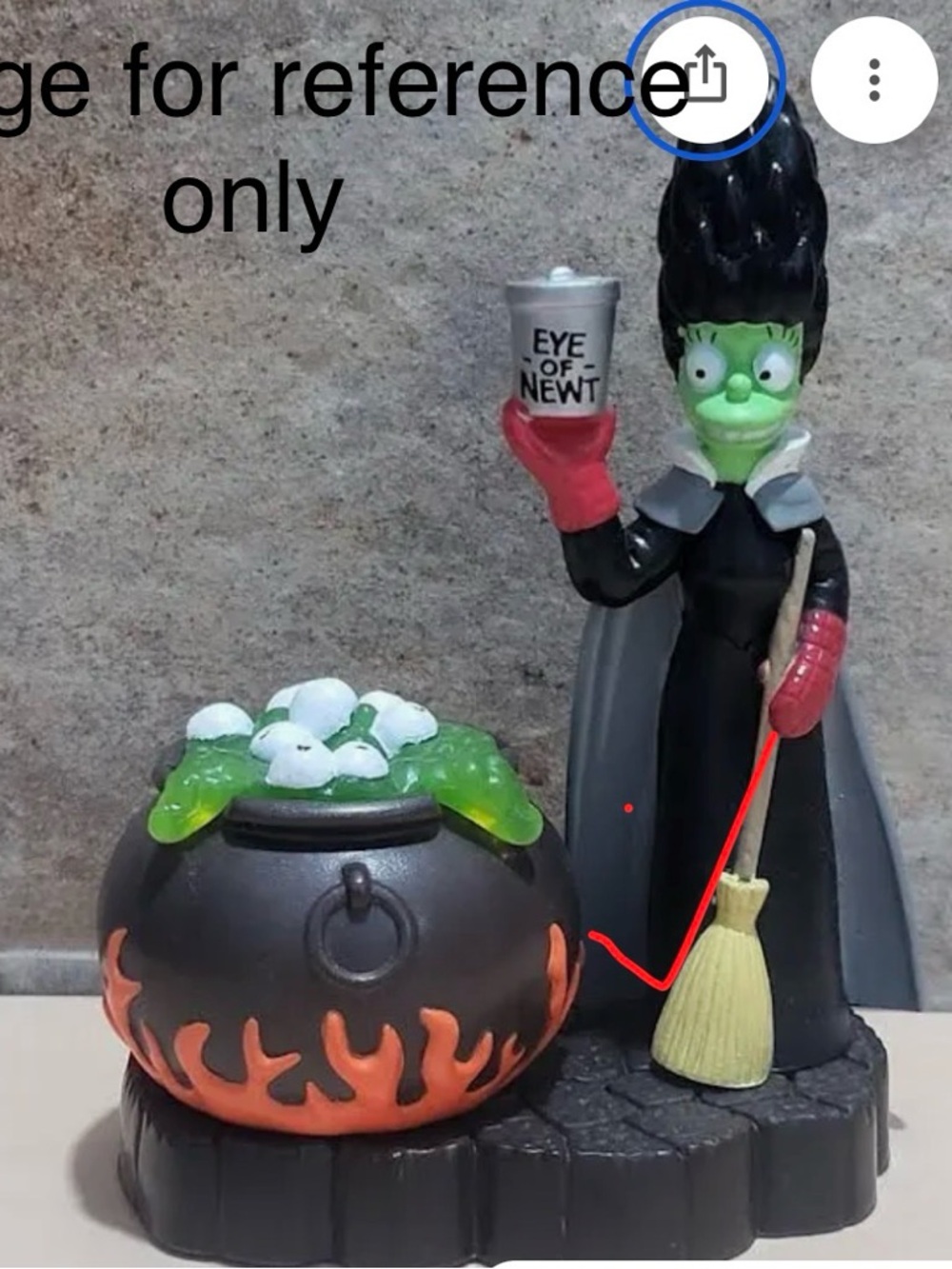 NIP 2001 Burger King Simpsons Spooky Light-ups #10 Marge